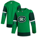 Men's Montreal Canadiens Kelly Green 2023 St. Patrick's Day Primegreen Authentic Blank Jersey1