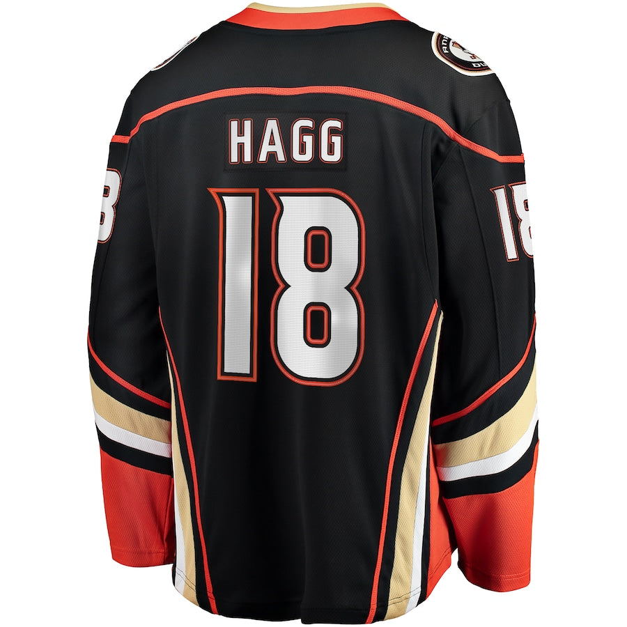 Robert Hagg Anaheim Ducks   Home Breakaway Jersey - Black