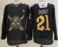 Men's Tampa Bay Lightning Brayden Point #21 Black Home Breakaway Player Jersey1