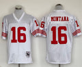 Men's San Francisco 49ers Joe Montana Mitchell & Ness White Legacy Replica Player Jersey1