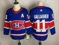 Men's Montreal Canadiens Brendan Gallagher #11 Blue Player Game Jersey1