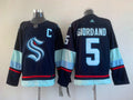 Men's Seattle Kraken Mark Giordano #5 Deep Sea Blue Home Breakaway Player Jersey1