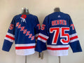Men's New York Rangers Ryan Reaves #75 Blue Player Jersey1