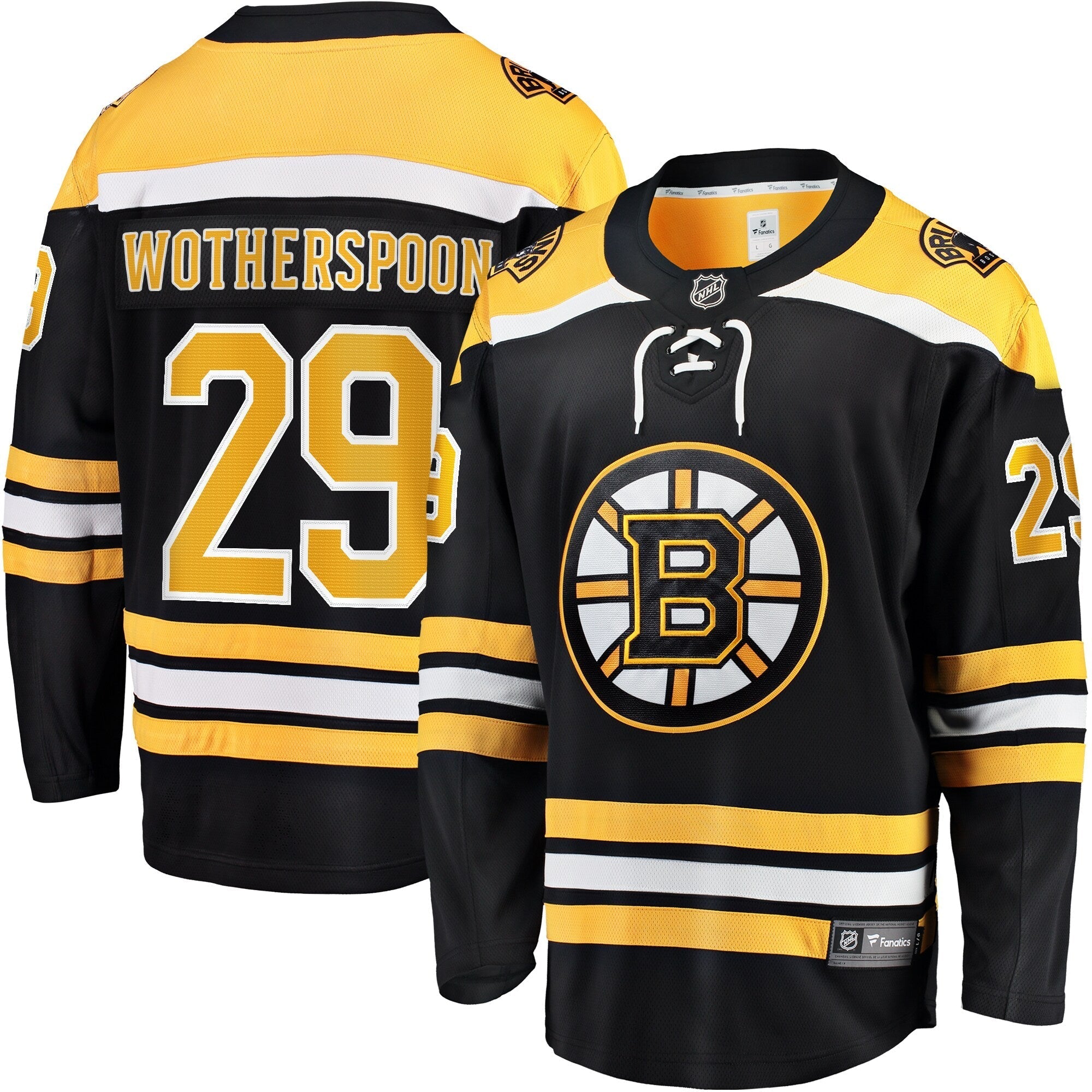 Parker Wotherspoon Boston Bruins   Home Premier Breakaway  Jersey - Black