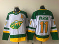 Men's Minnesota Wild Zach Parise #11 White Breakaway Player Jersey1