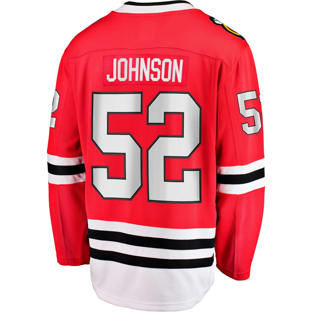 Reese Johnson Chicago Blackhawks   Home Breakaway  Jersey - Red