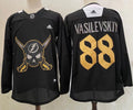 Men's Tampa Bay Lightning Andrei Vasilevskiy #88 Black Player Game Jersey1