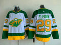 Men's Minnesota Wild Marc Andre Fleury #29 White Breakaway Player Jersey1