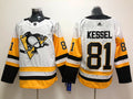 Men's Pittsburgh Penguins Phil Kessel #81 White Player Game Jersey1