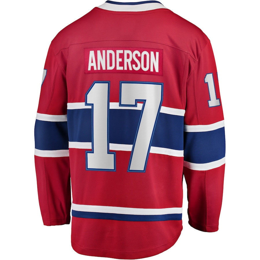 Josh Anderson Montreal Canadiens   Breakaway  Jersey - Red