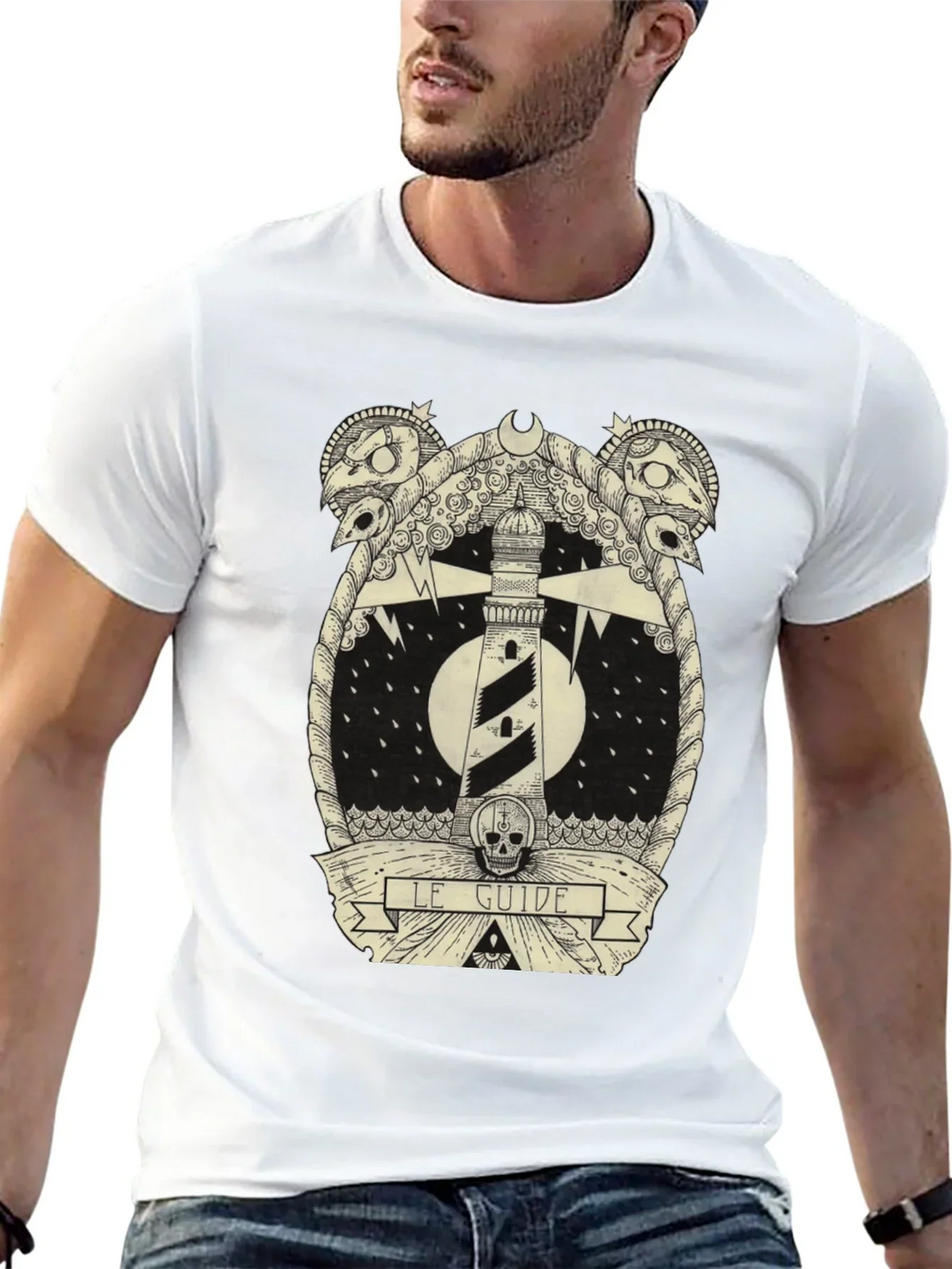 Le Guide Lighthouse Graphic T-Shirt