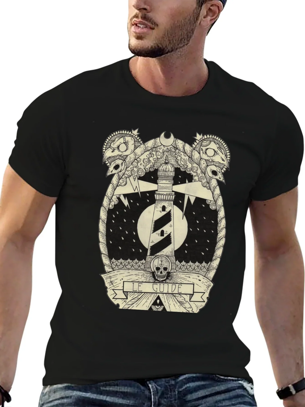 Le Guide Lighthouse Graphic T-Shirt
