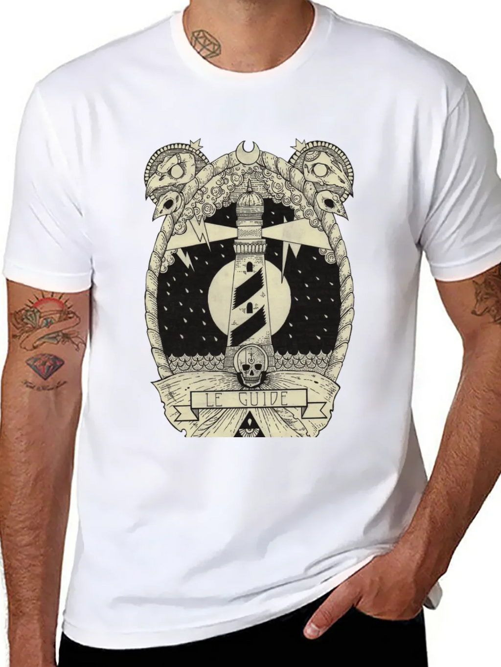 Le Guide Lighthouse Graphic T-Shirt
