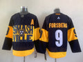 Men's Nashville Predators Filip Forsberg #9 Black Breakaway Player Jersey1