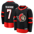 Brady Tkachuk Ottawa Senators   Alternate Premier Breakaway  Jersey - Black
