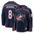 Zach Werenski Columbus Blue Jackets   Breakaway Jersey - Navy