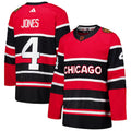 Seth Jones Chicago Blackhawks   Reverse Retro 2.0   Jersey - Red