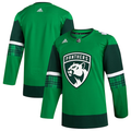 Men's Florida Panthers Kelly Green 2023 St. Patrick's Day Primegreen Authentic Blank Jersey1