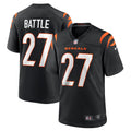 Jordan Battle Cincinnati Bengals Nike Team Game Jersey -  Black