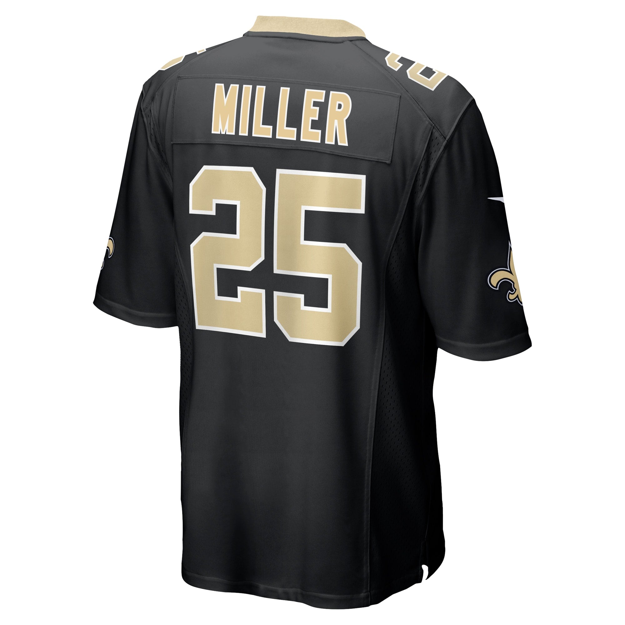 Kendre Miller New Orleans Saints Nike Team Game Jersey -  Black