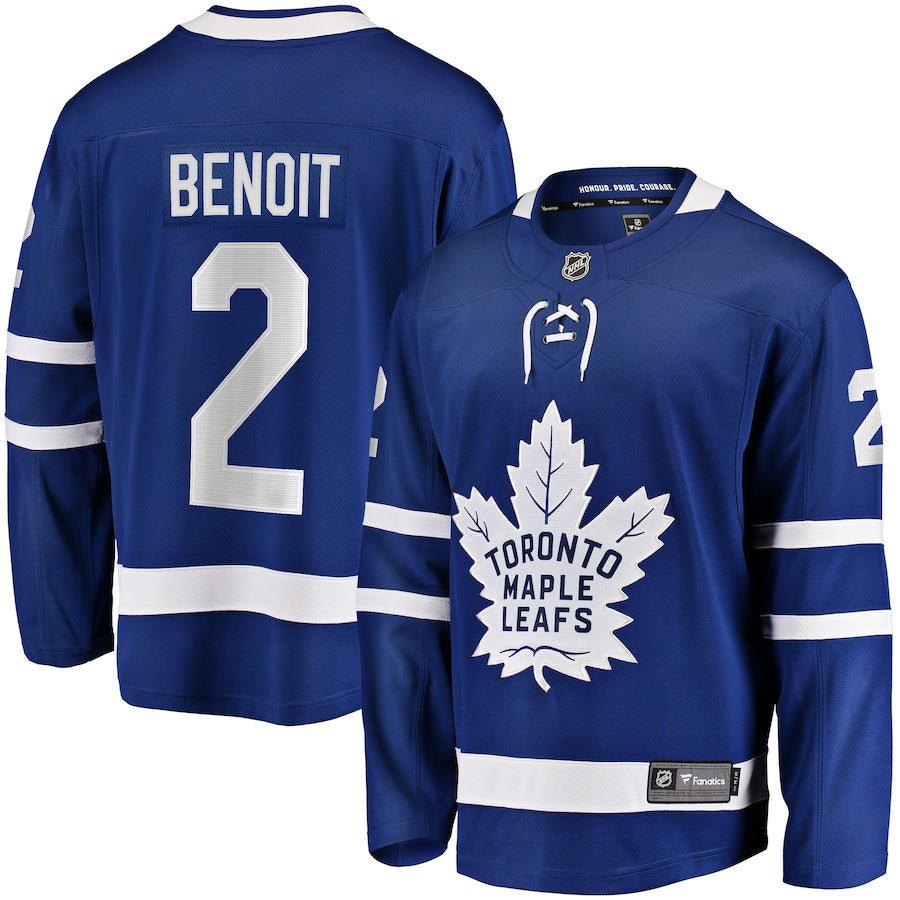 Simon Benoit Toronto Maple Leafs  Home Premier Breakaway  Jersey - Blue