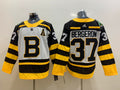 Men's Boston Bruins Patrice Bergeron #37 White Replica Jersey1