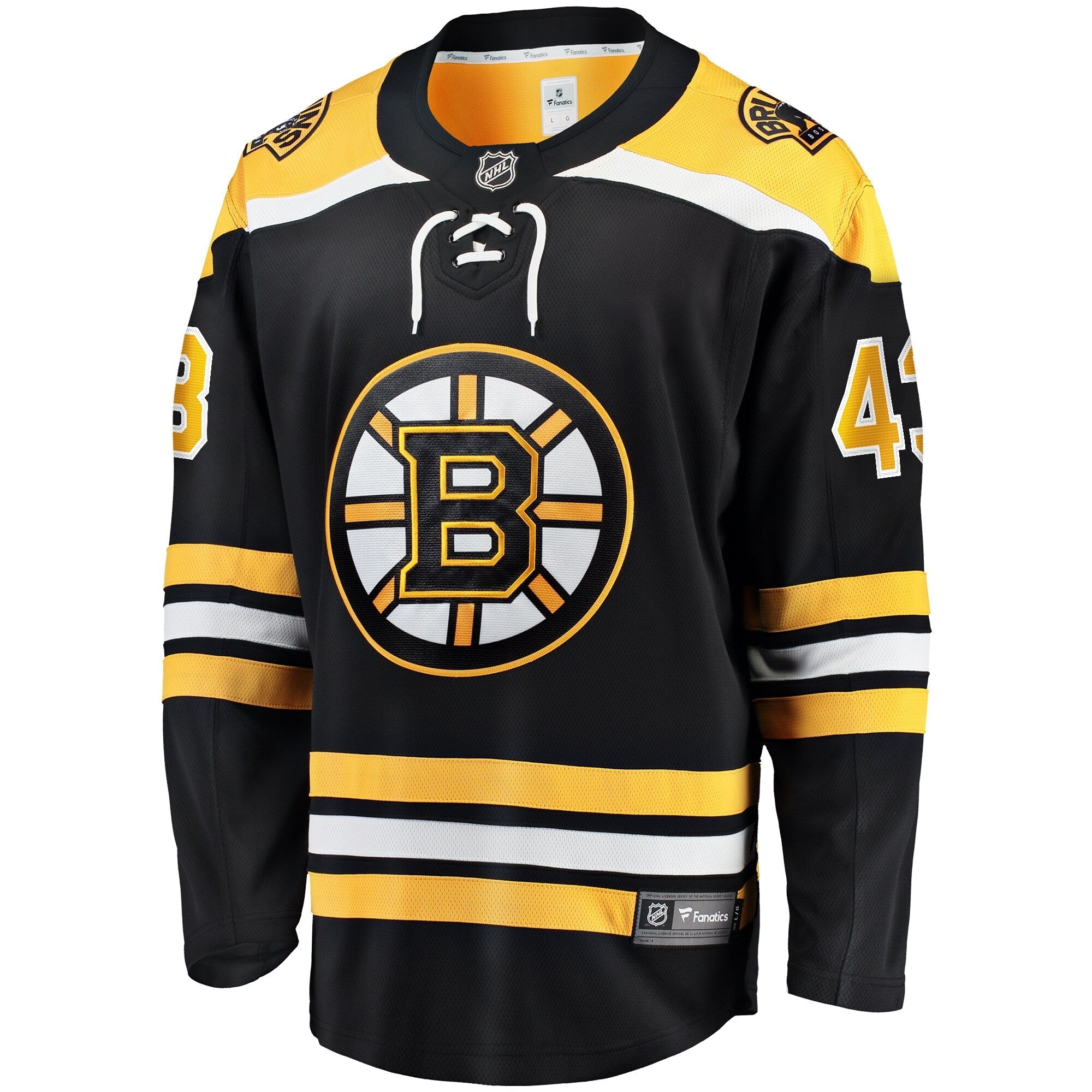 Danton Heinen Boston Bruins   Home Premier Breakaway  Jersey - Black