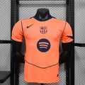 2025-26 Barcelona Second Away Orange Player Version Jersey - Men's