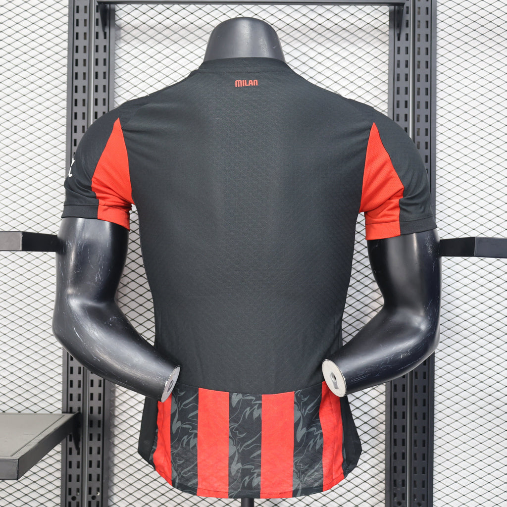 2025-26 AC Milan Home Player Version Jersey - Mens