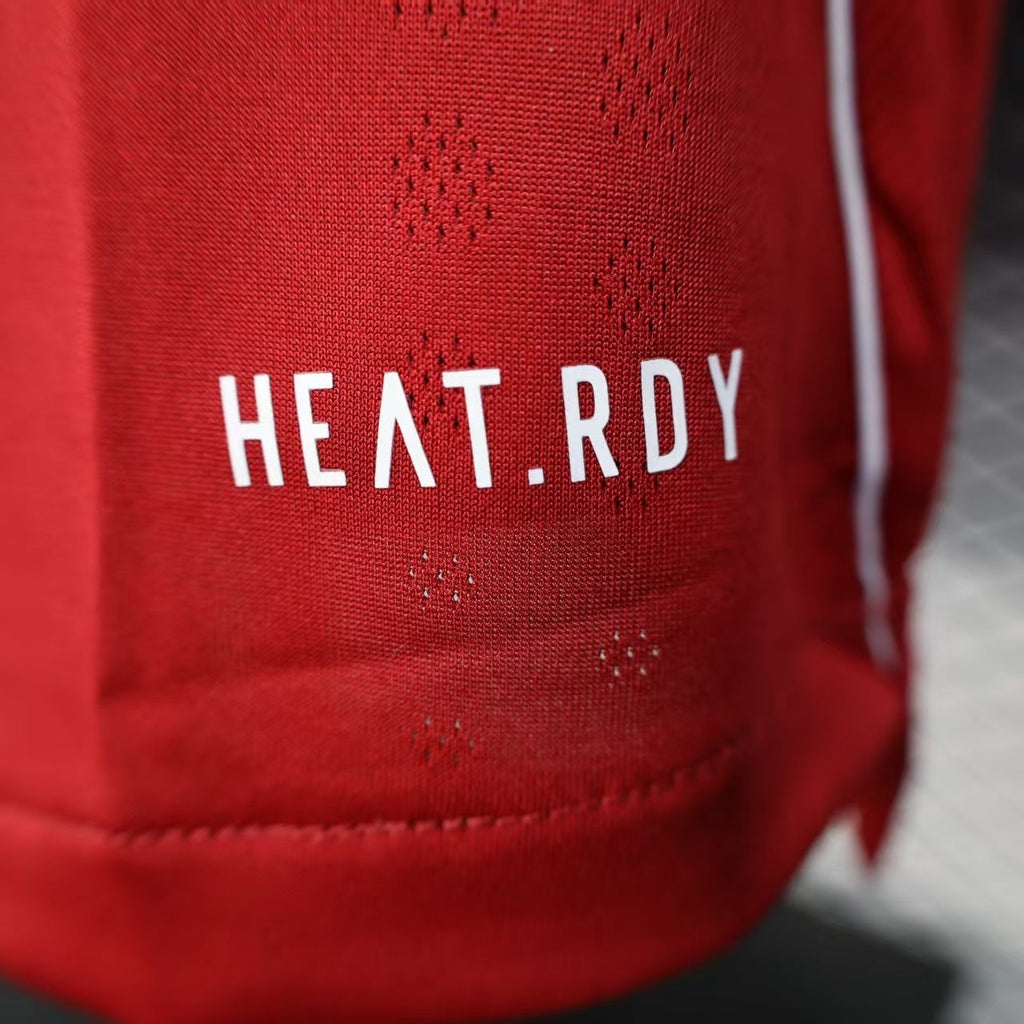 2025-26 Liverpool FC Home Red Long-Sleeve Player Edition Jersey - Men
