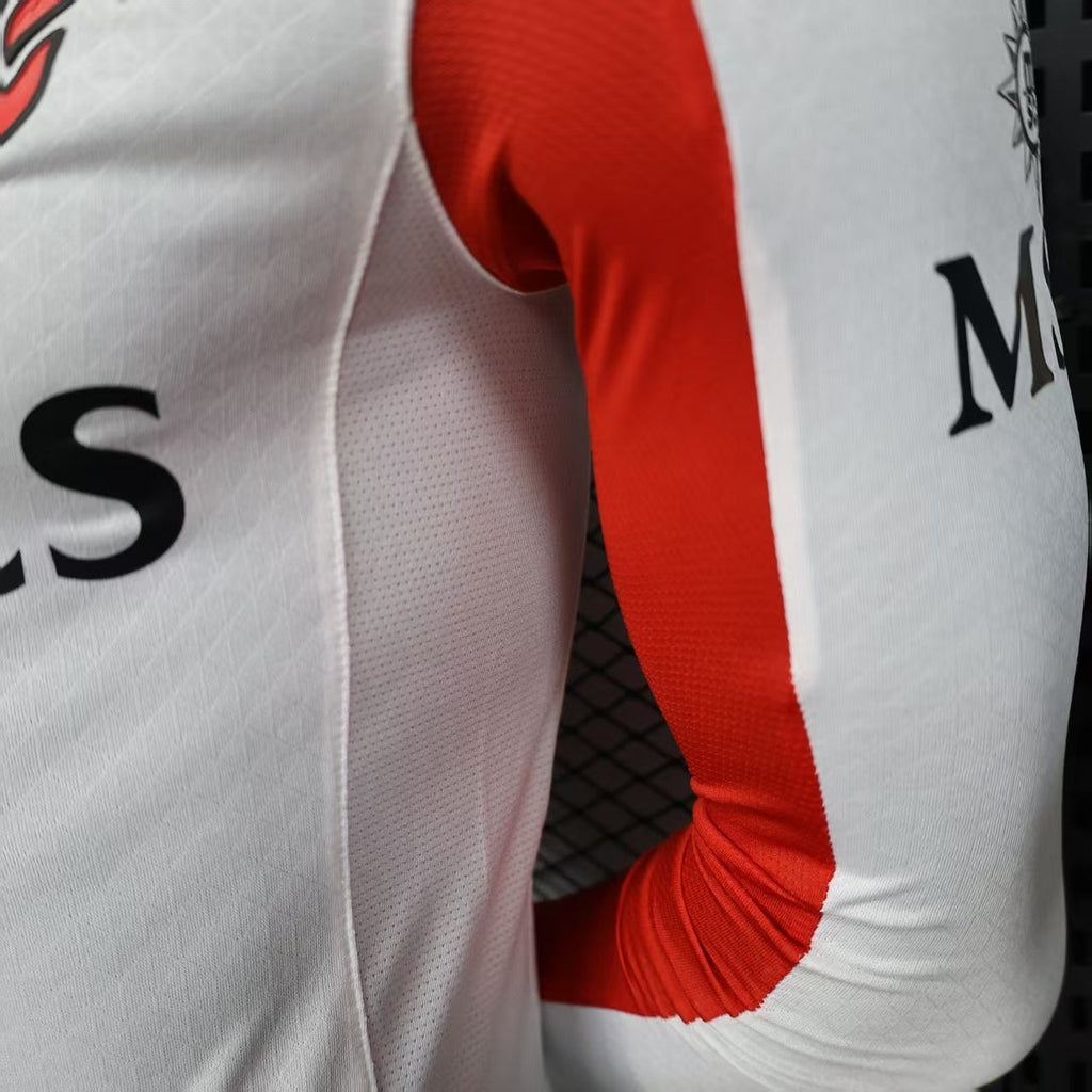 2025-26 AC Milan Away Long Sleeve Player Version Jersey - Men's
