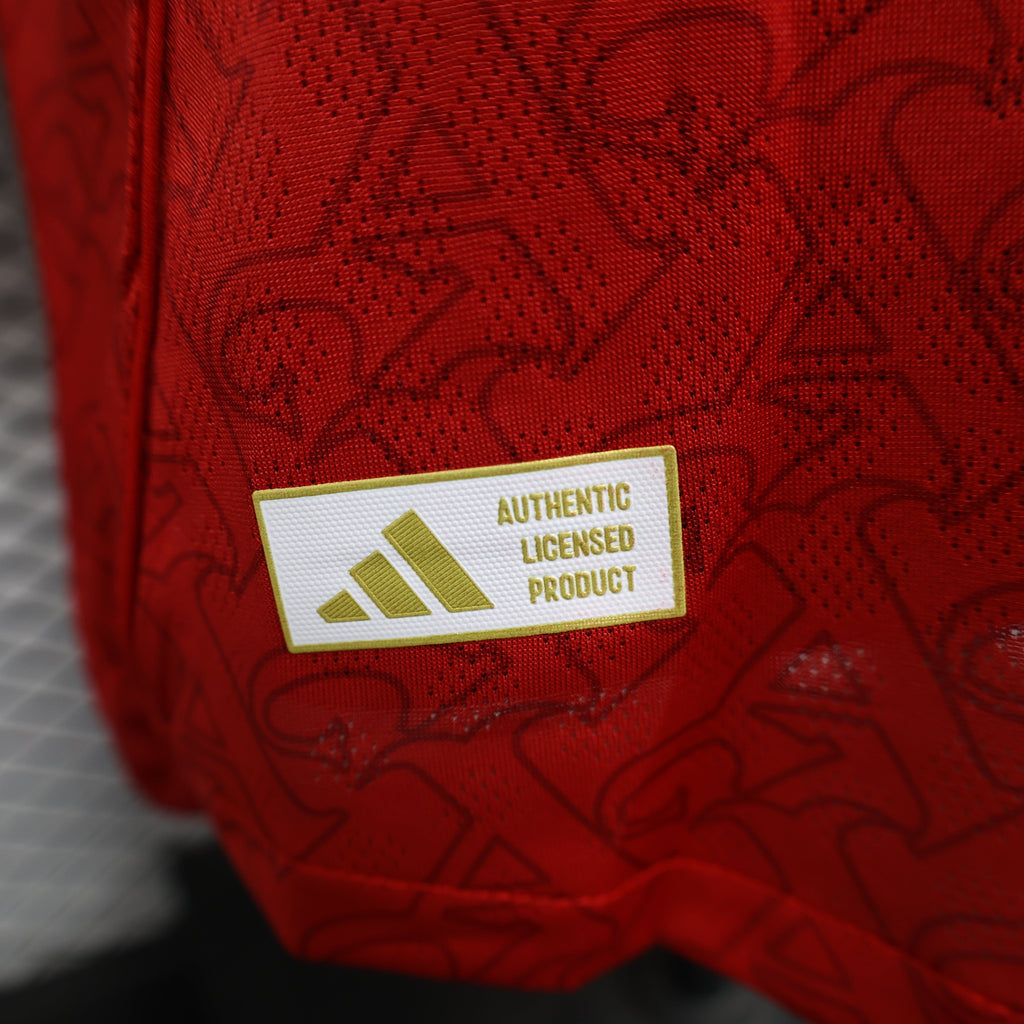 2025-26 Arsenal Home Player Version Long Sleeve Jersey - Men's