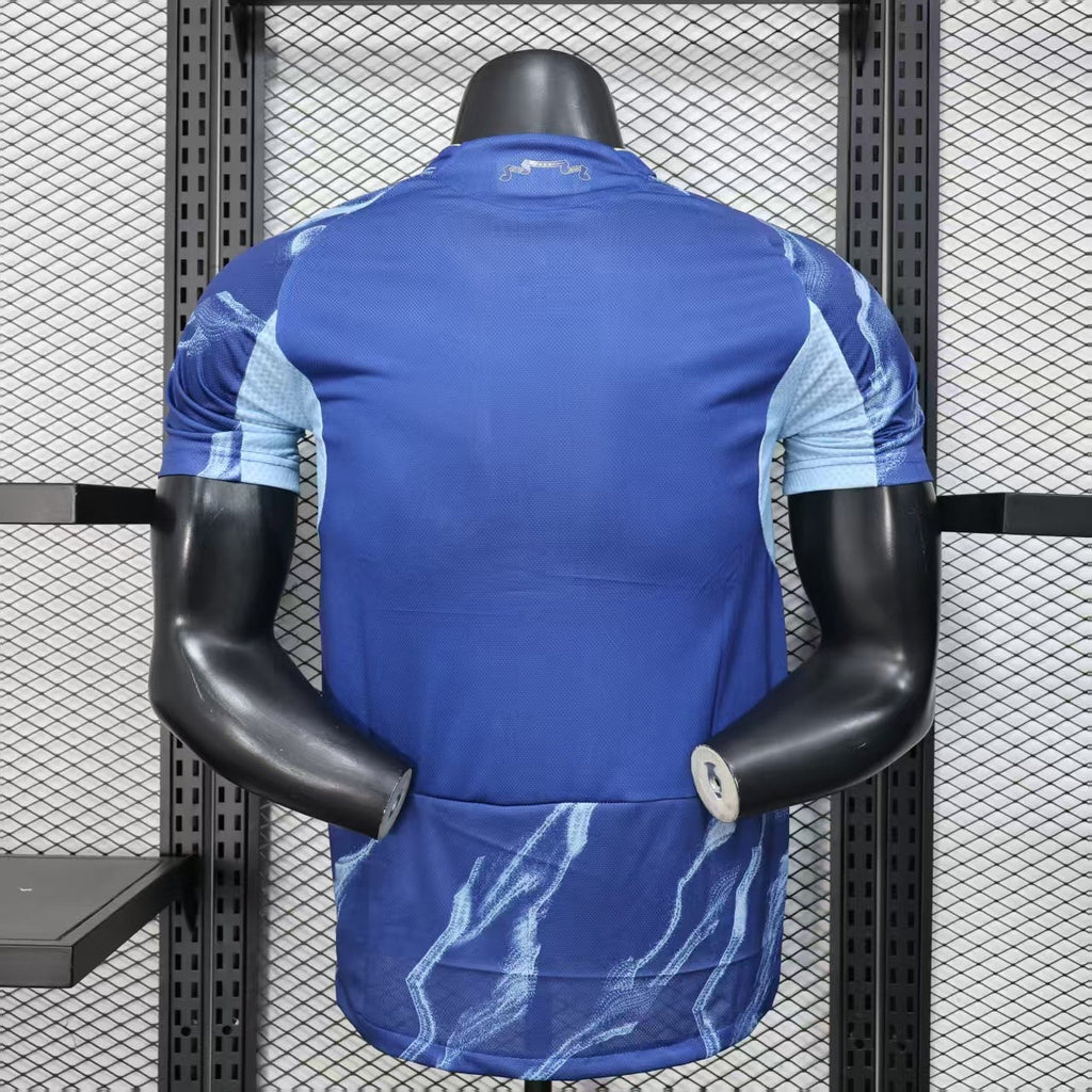 2025-26 Ajax Away Blue Player Version Jersey - Men's