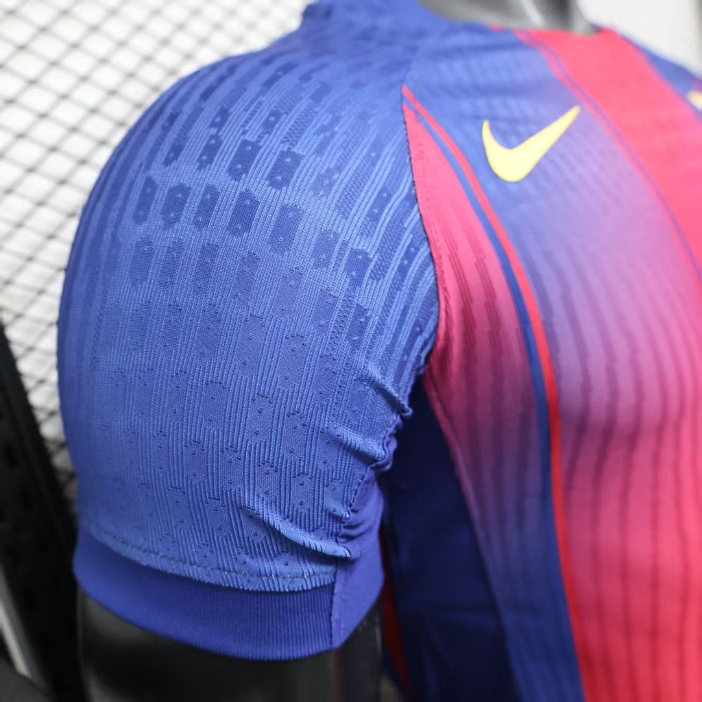 2025-26 Barcelona Home Player Version Jersey - Men's No Chest Logo
