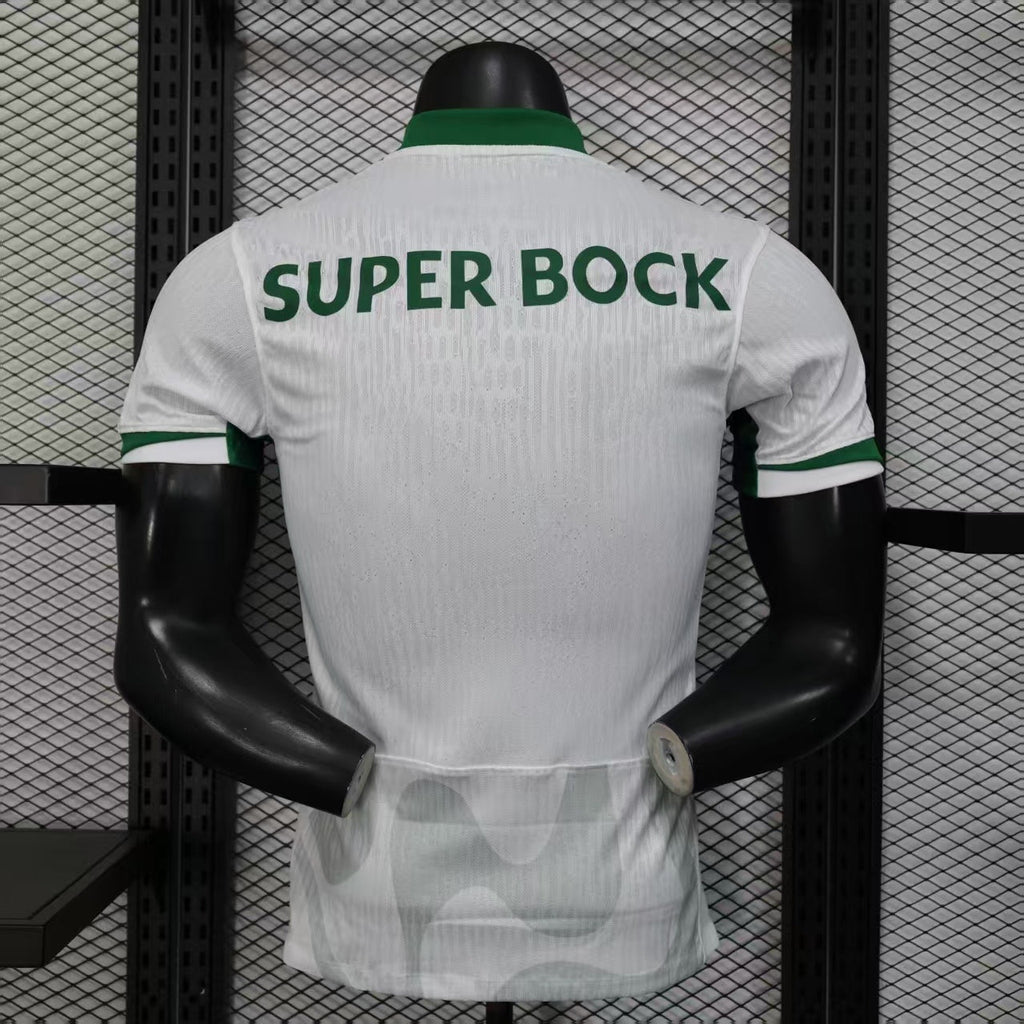 2025-26 Lisbon Away White Player Edition Jersey - Mens