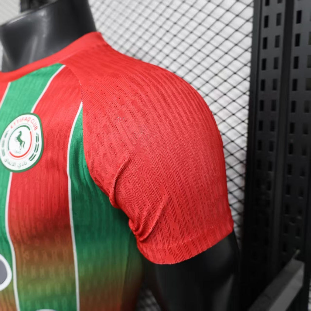 2025-26 Daman Player Version Jersey-Men's Red and Green