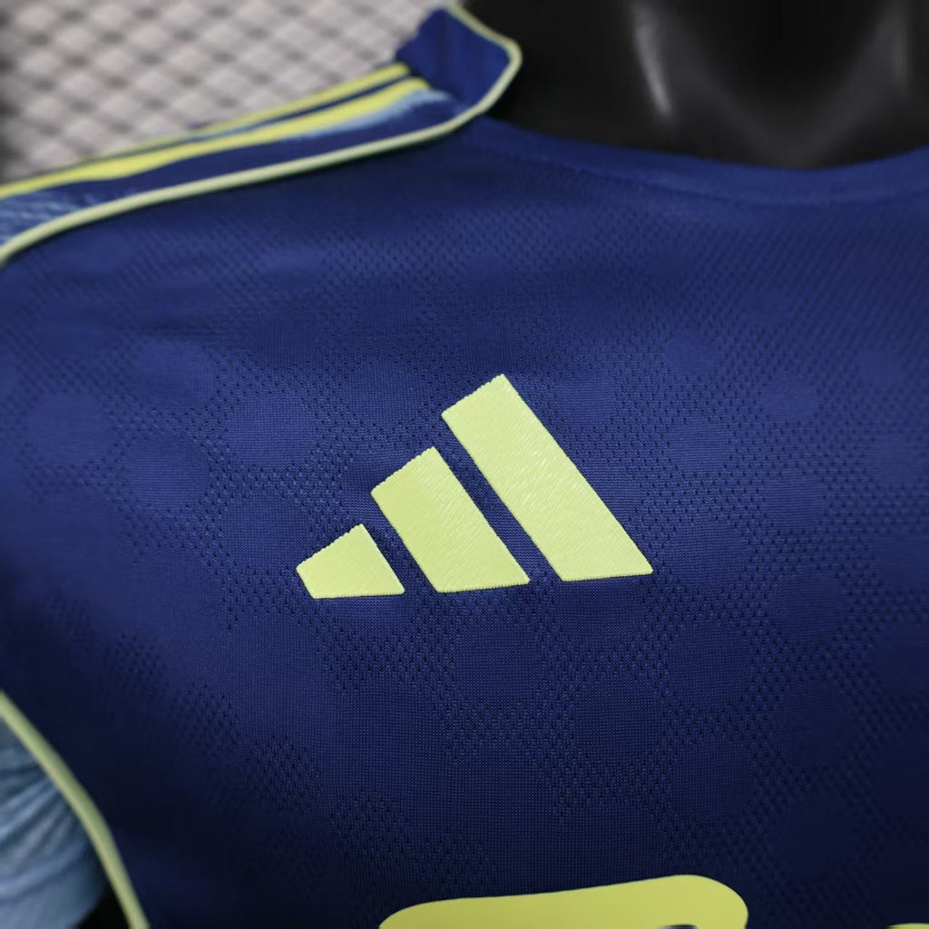 2025-26 Ajax Away Blue Player Version Jersey - Men's