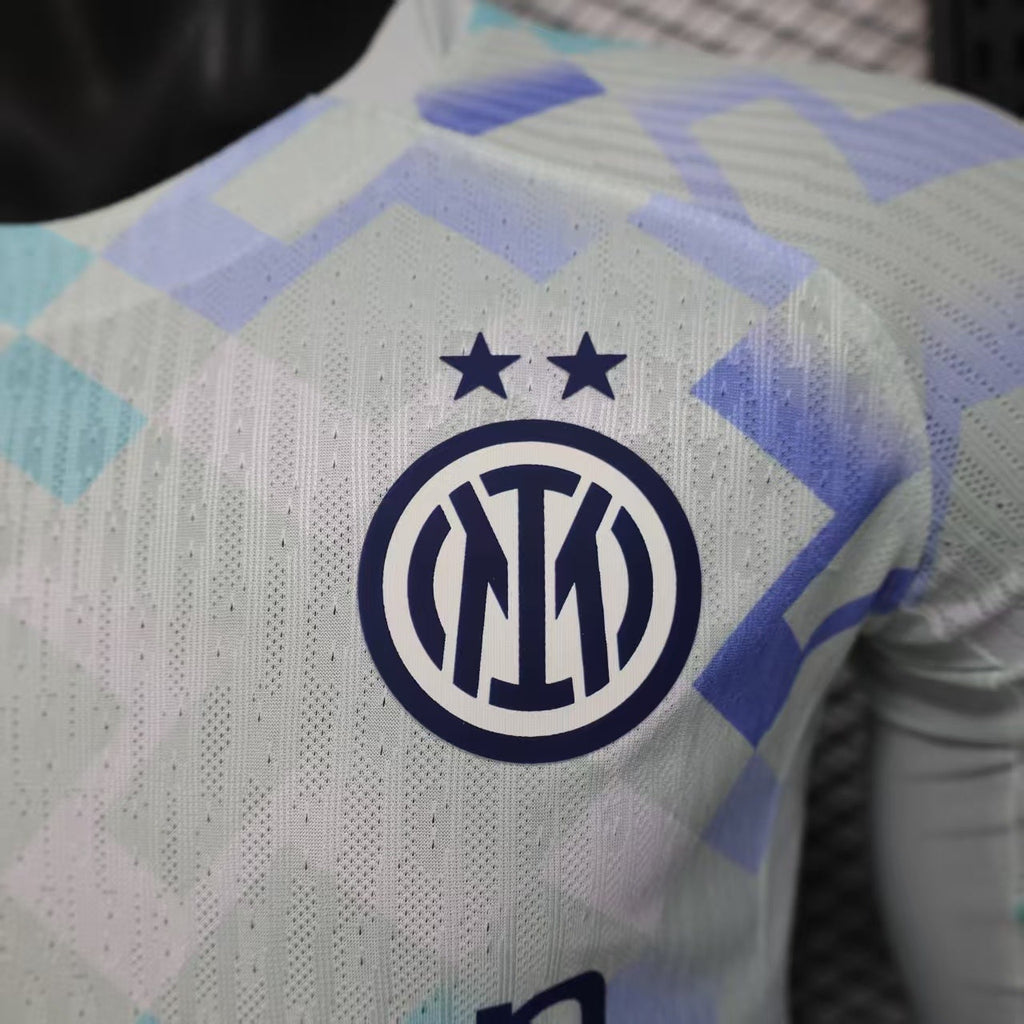 2025-26 Inter Milan Away Long Sleeve Player Version Jersey - Men's