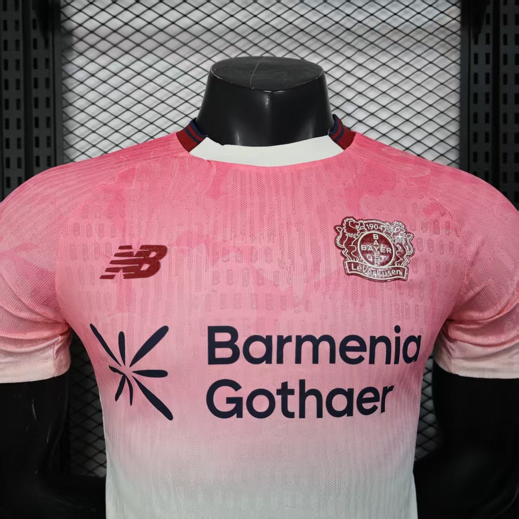 2025-26 Bayer Leverkusen Away Player Edition Jersey-Pink