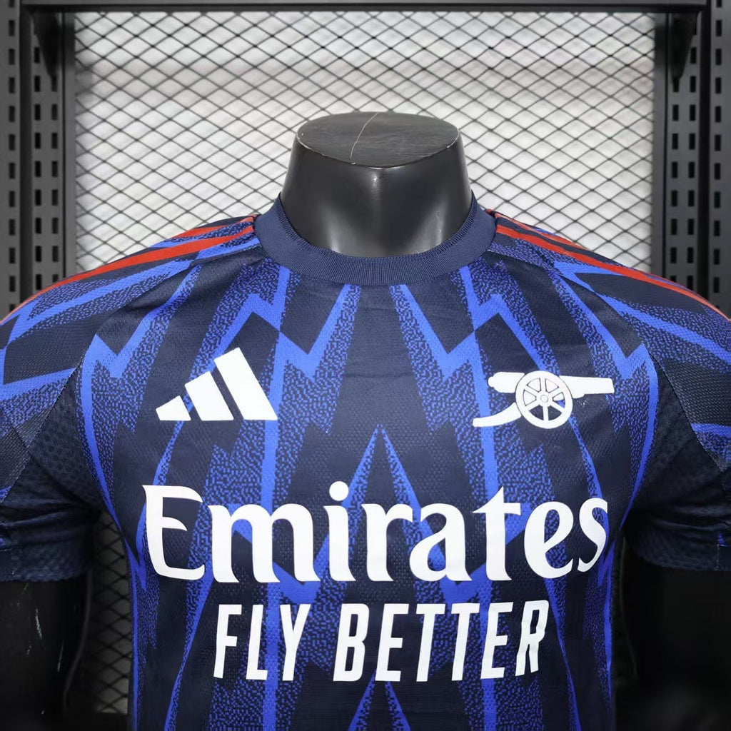 2025-26 Arsenal Second Away Blue Player Version Jersey - Men's
