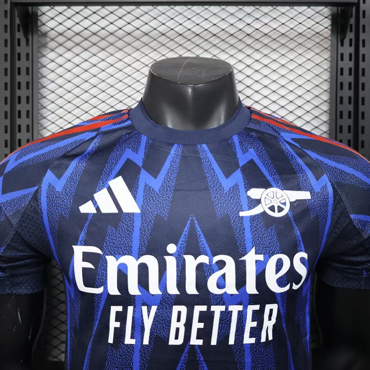 2025-26 Arsenal Second Away Blue Player Version Jersey - Men's