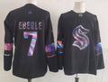 Men's Seattle Kraken Jordan Eberle #7 Black Game Jersey1