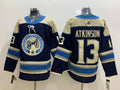 Men's Columbus Blue Jackets Cam Atkinson #13 Navy Breakaway Player Jersey1