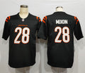 Men's Cincinnati Bengals Joe Mixon #28 Black Game Player Jersey1