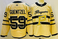 Men's Pittsburgh Penguins Jake Guentzel #59 Yellow Player Jersey1