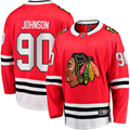 Men's Chicago Blackhawks Tyler Johnson #90 Red Home Team Breakaway Player Jersey1