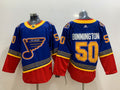 Men's St. Louis Blues Jordan Binnington #50 Blue Breakaway Player Jersey1
