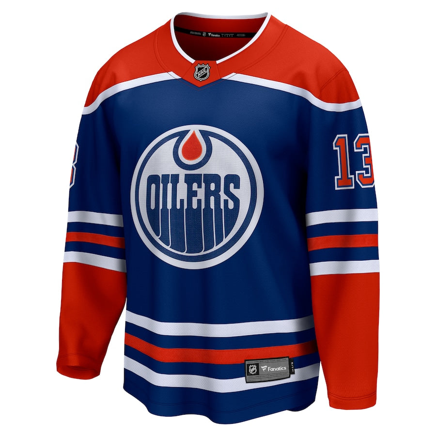 Mattias Janmark Edmonton Oilers   Home Breakaway Jersey - Royal
