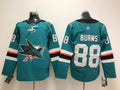 Men's San Jose Sharks Brent Burns #88 Teal Home Breakaway Player Jersey1