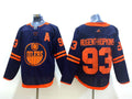 Men's Edmonton Oilers Ryan Nugent-Hopkins #93 Navy Breakaway Player Jersey1